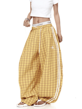 Retro Plaid Wide - Leg Jazz Pants - COPPING THREADS - CT Select